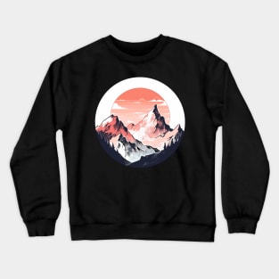 Red Sun Mountain Crewneck Sweatshirt
